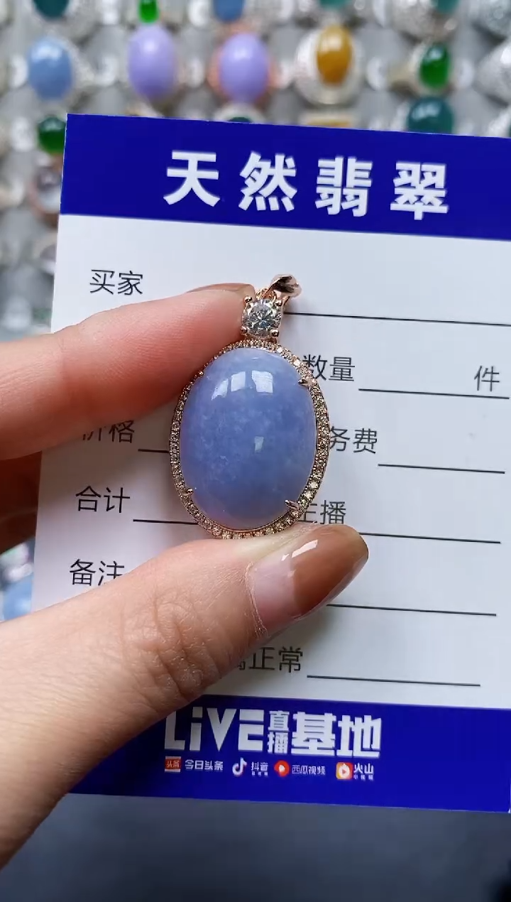 【闪购商品】翡翠颈饰银S925镶嵌0147