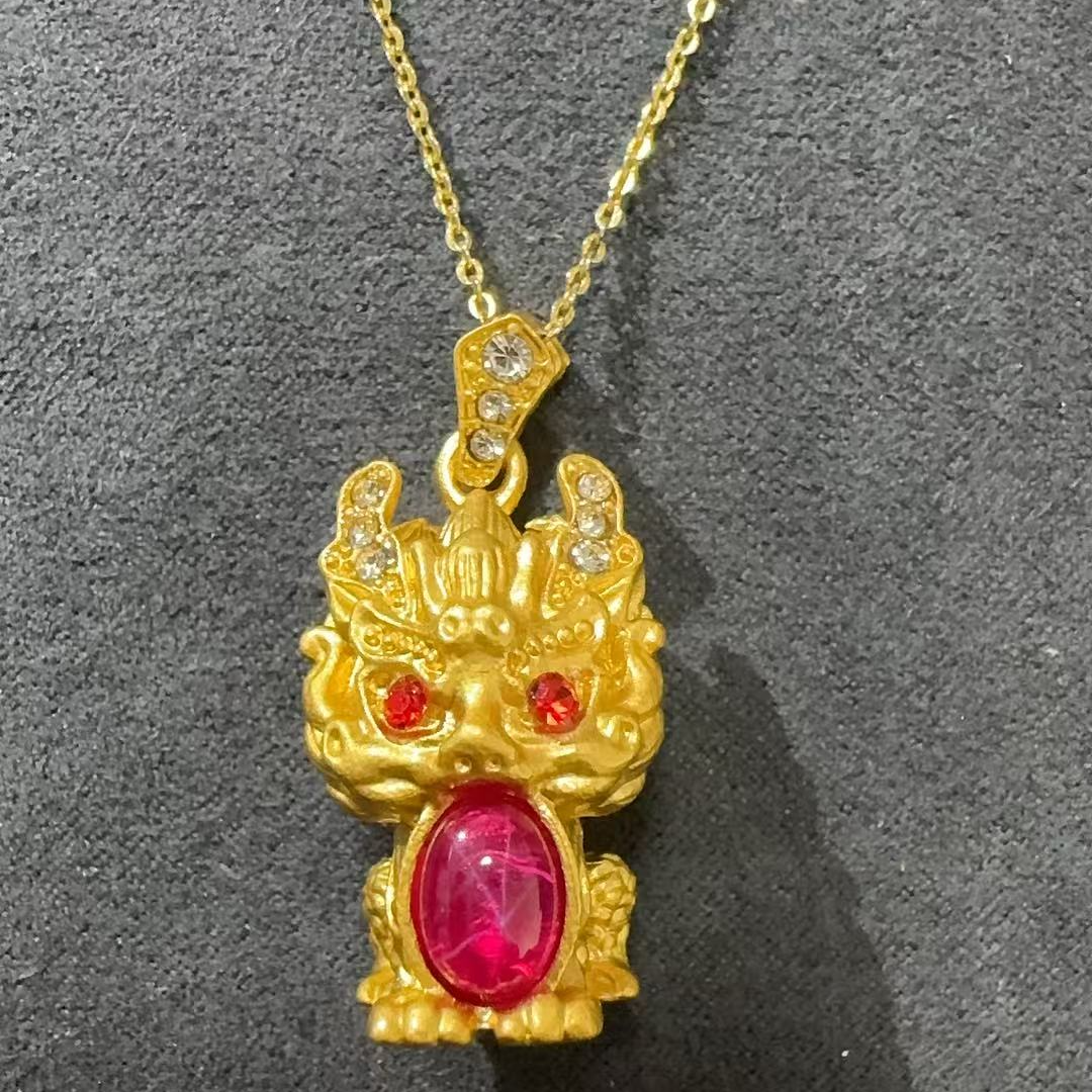 吊坠 福玺甄选麒麟吊坠8191