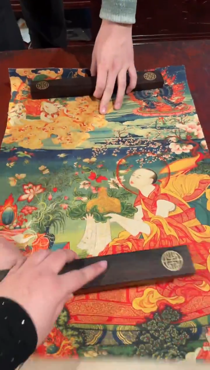 卷轴画手绘唐卡029