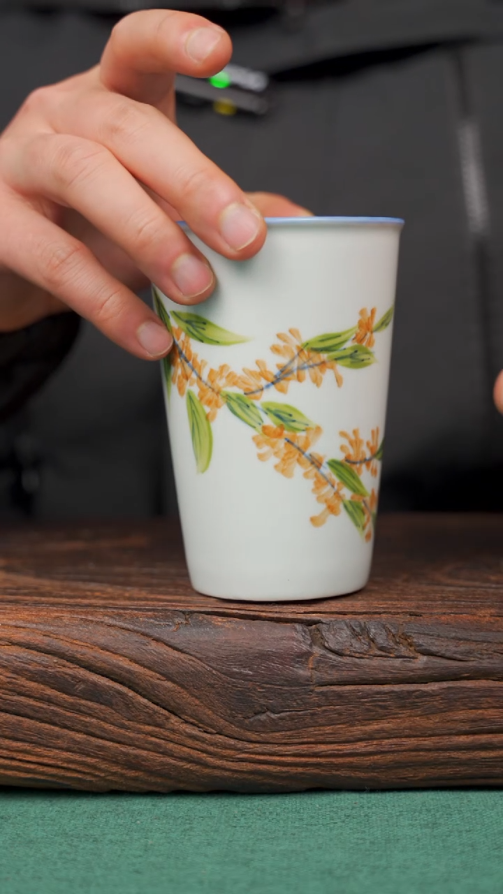 【闪购商品】瓷片103景德镇杯釉下手工手绘瓷器