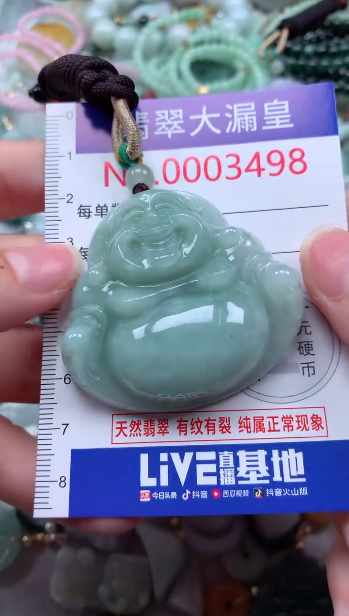 翡翠未镶嵌吊坠(不含链)3498