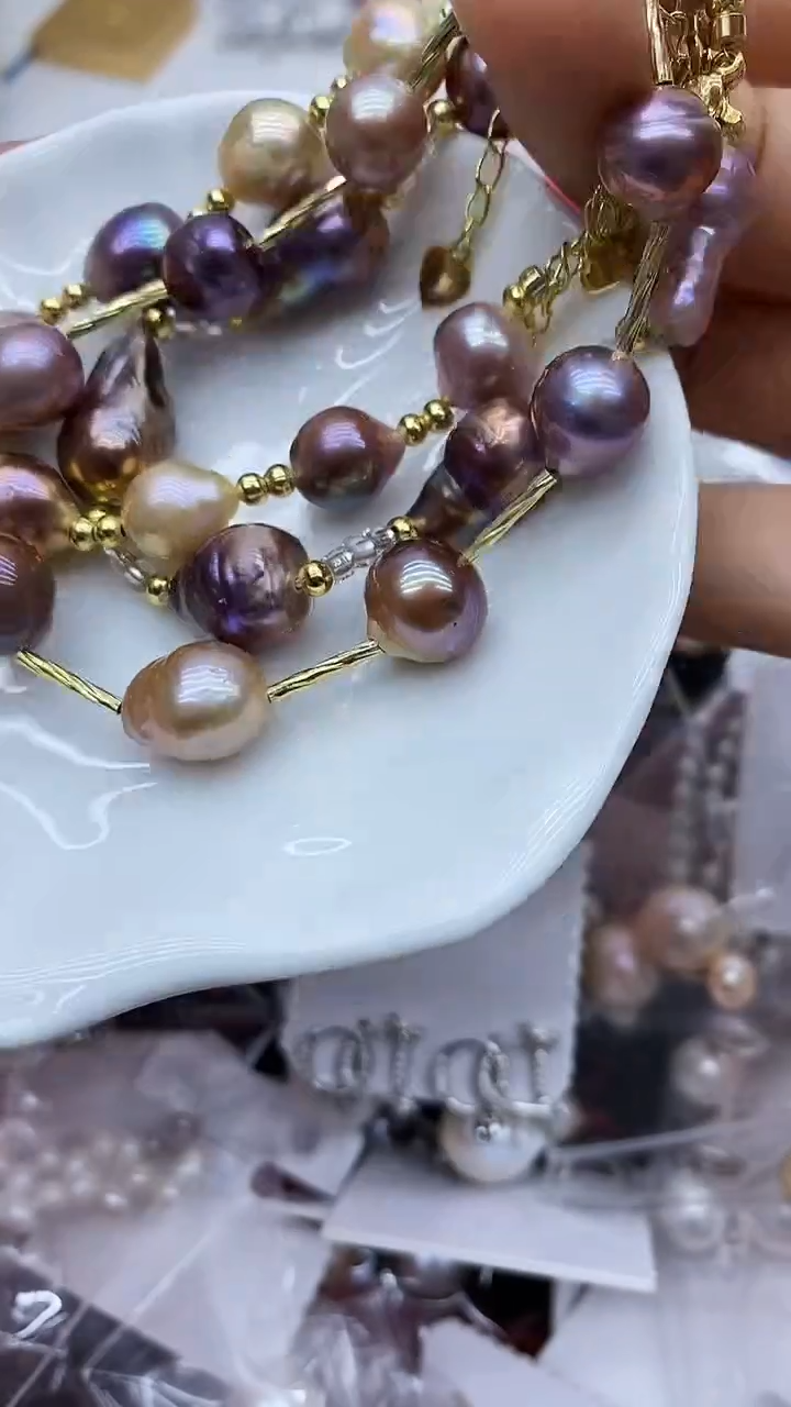 未镶嵌手链淡水珍珠手链多样性发其一