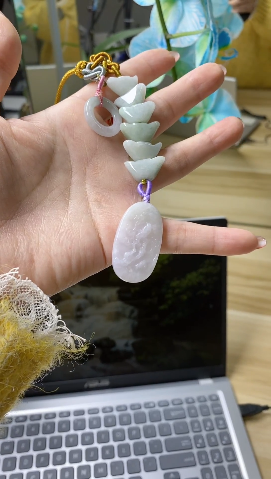 【闪购商品】翡翠颈饰未镶嵌天然缅甸翡翠A货挂件