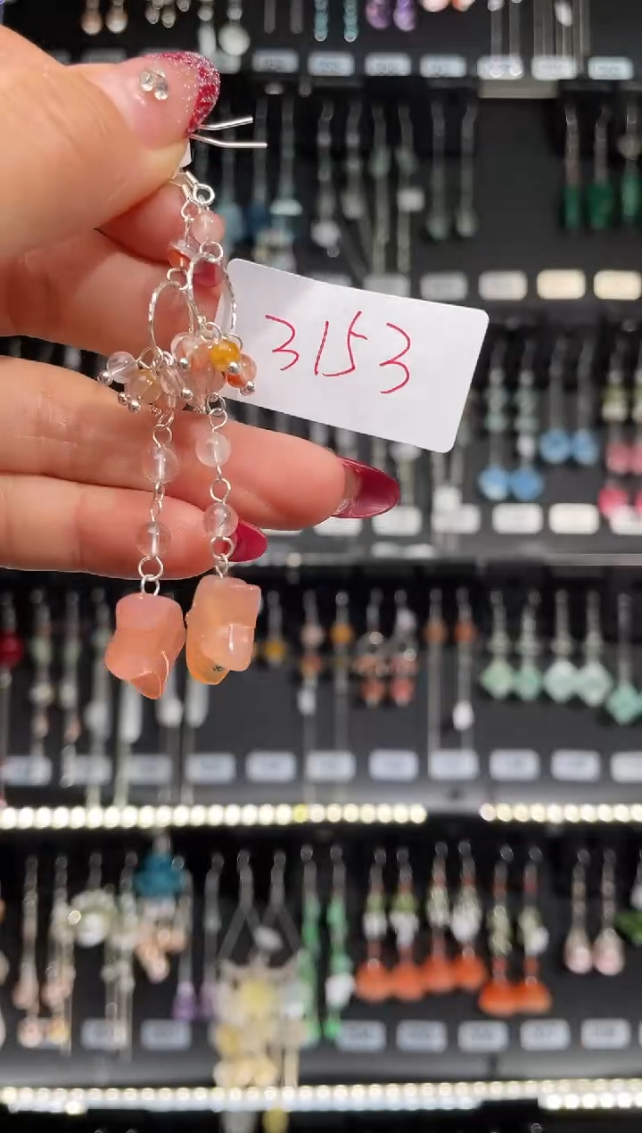 【闪购商品】紫晶耳饰银S925镶嵌喜欢拍