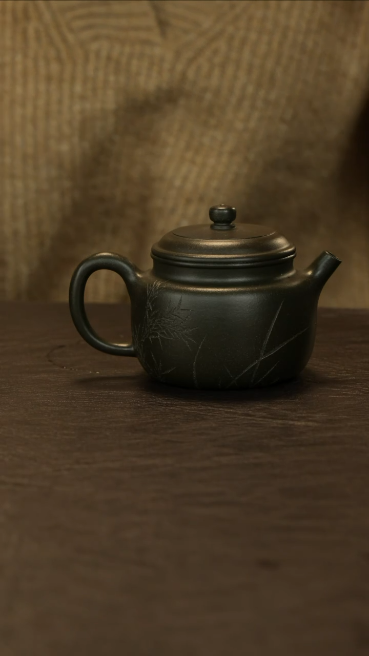 【闪购商品】紫砂茶壶直播福利祁令军墨绿泥小德钟