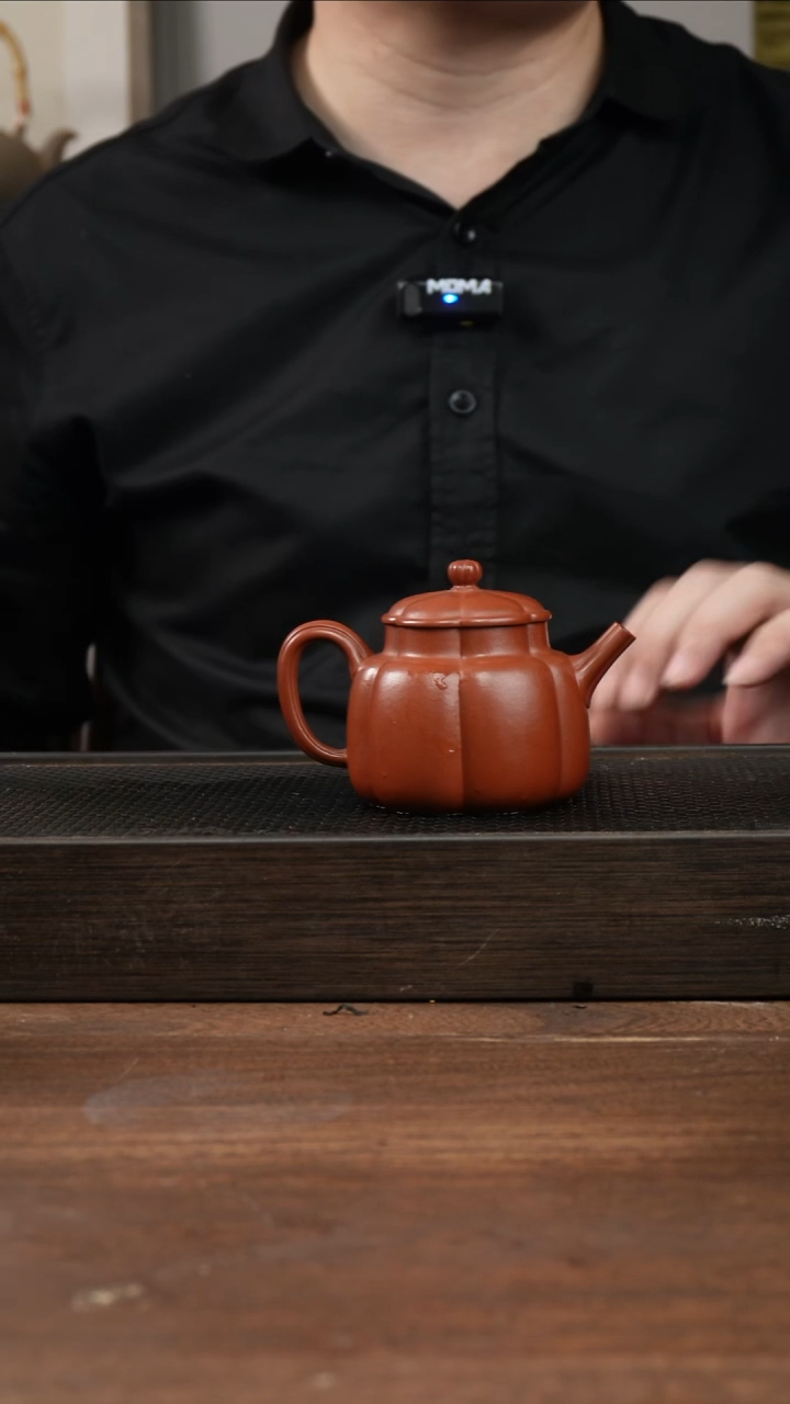 茶杯紫砂朱泥筋纹言心      170CC   