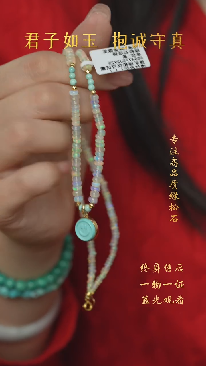 【闪购商品】绿松石V07（多样性发一件）未镶嵌项链