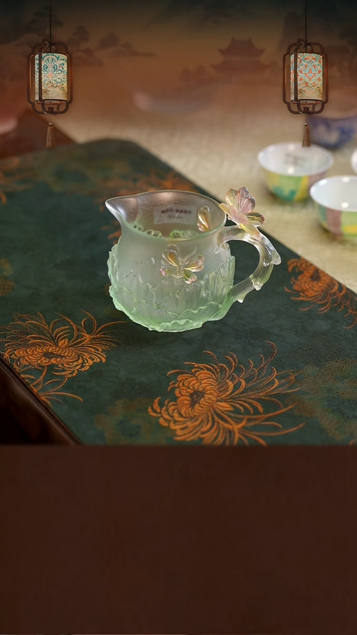 蝶蝶富贵·公道杯