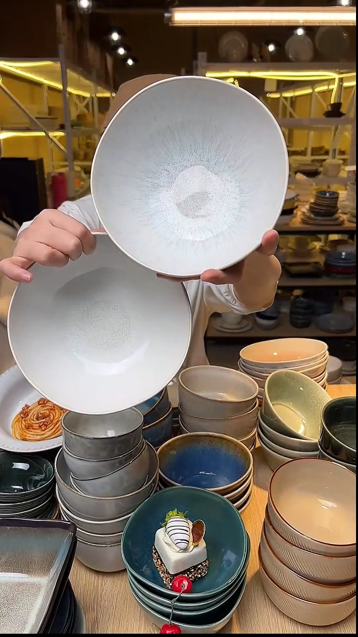 瓷174外贸尾货窑变釉下彩默认微瑕