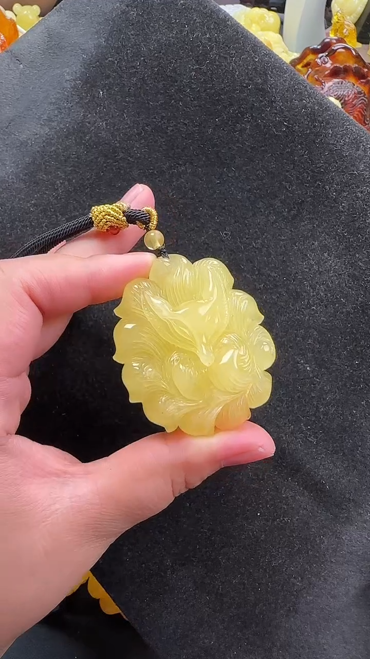 蜜蜡未镶嵌珠宝奇石天然蜜蜡吊坠18克