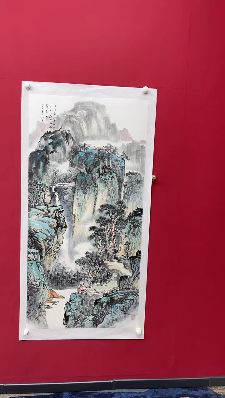 【闪购商品】国画吴-荣宝原作山水/无框/W带荣宝书