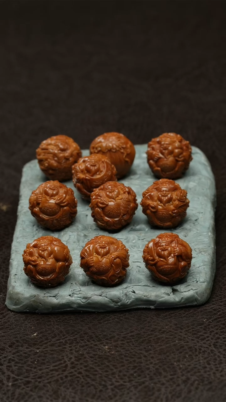 【闪购商品】橄榄核吊坠风景财神