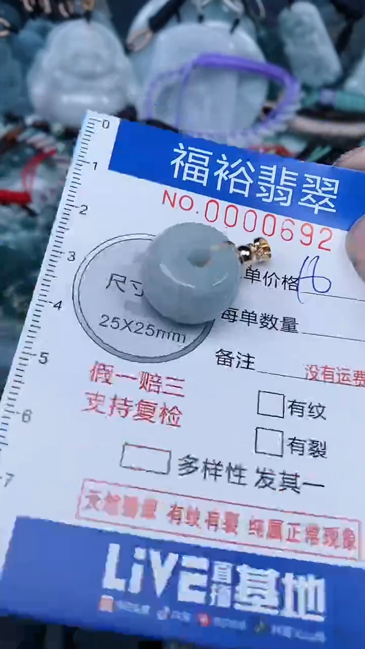 【闪购商品】翡翠颈饰未镶嵌...0000692