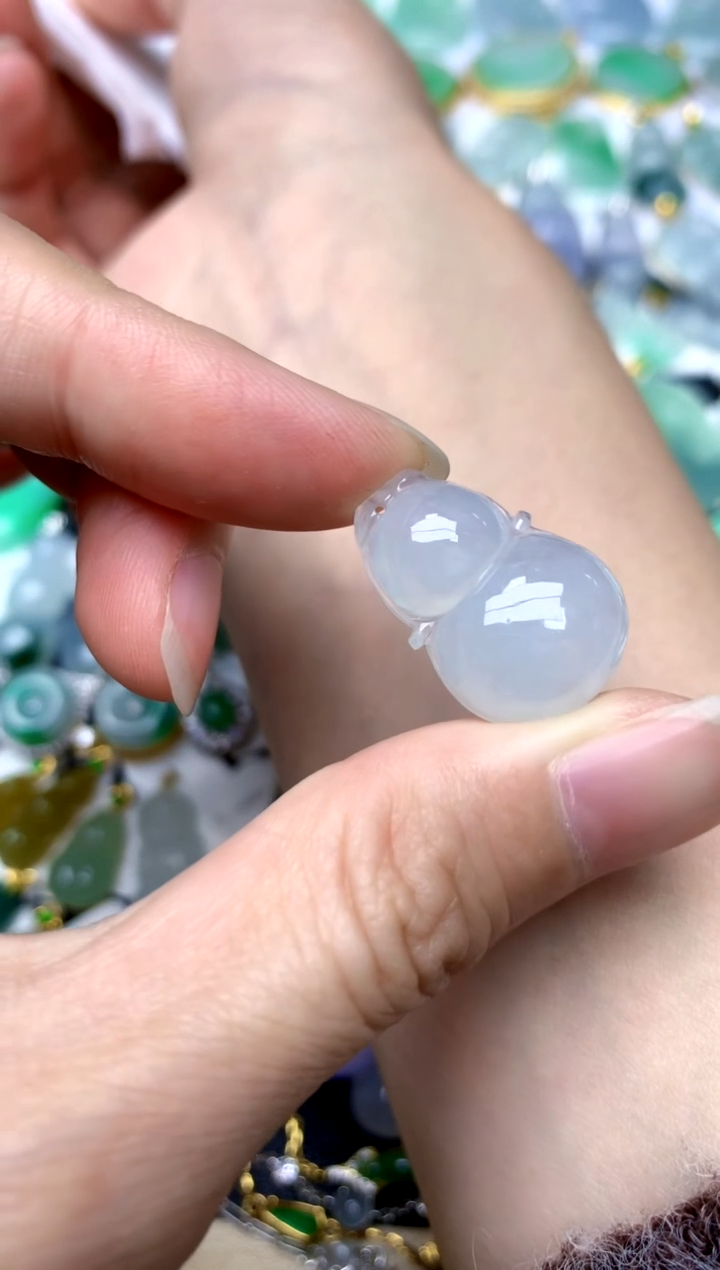 颈饰未镶嵌翡翠天然A货翡翠