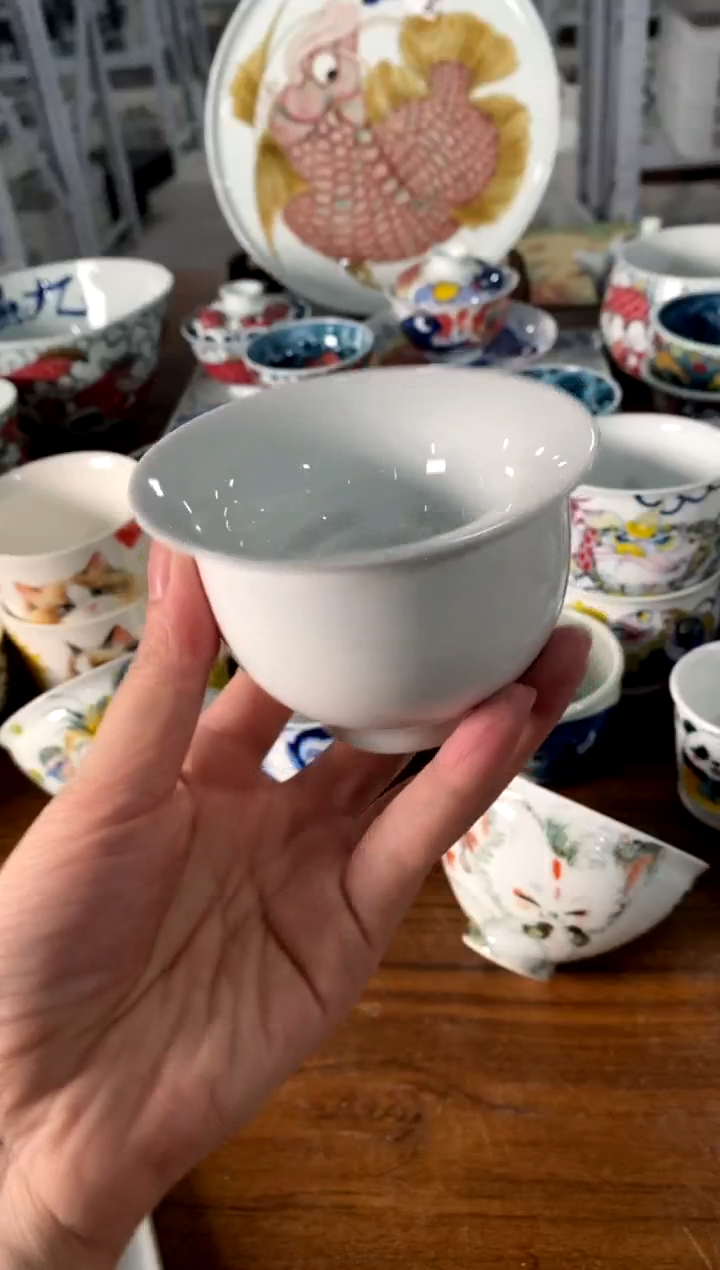 白瓷茶漏茶周边【直播间微瑕福利价】