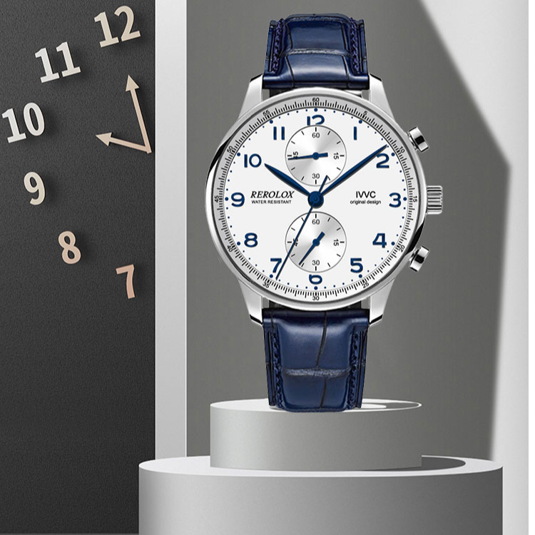 全新未使用/葡萄牙计时系列/IVVC表径41mm/背透款-XP-F