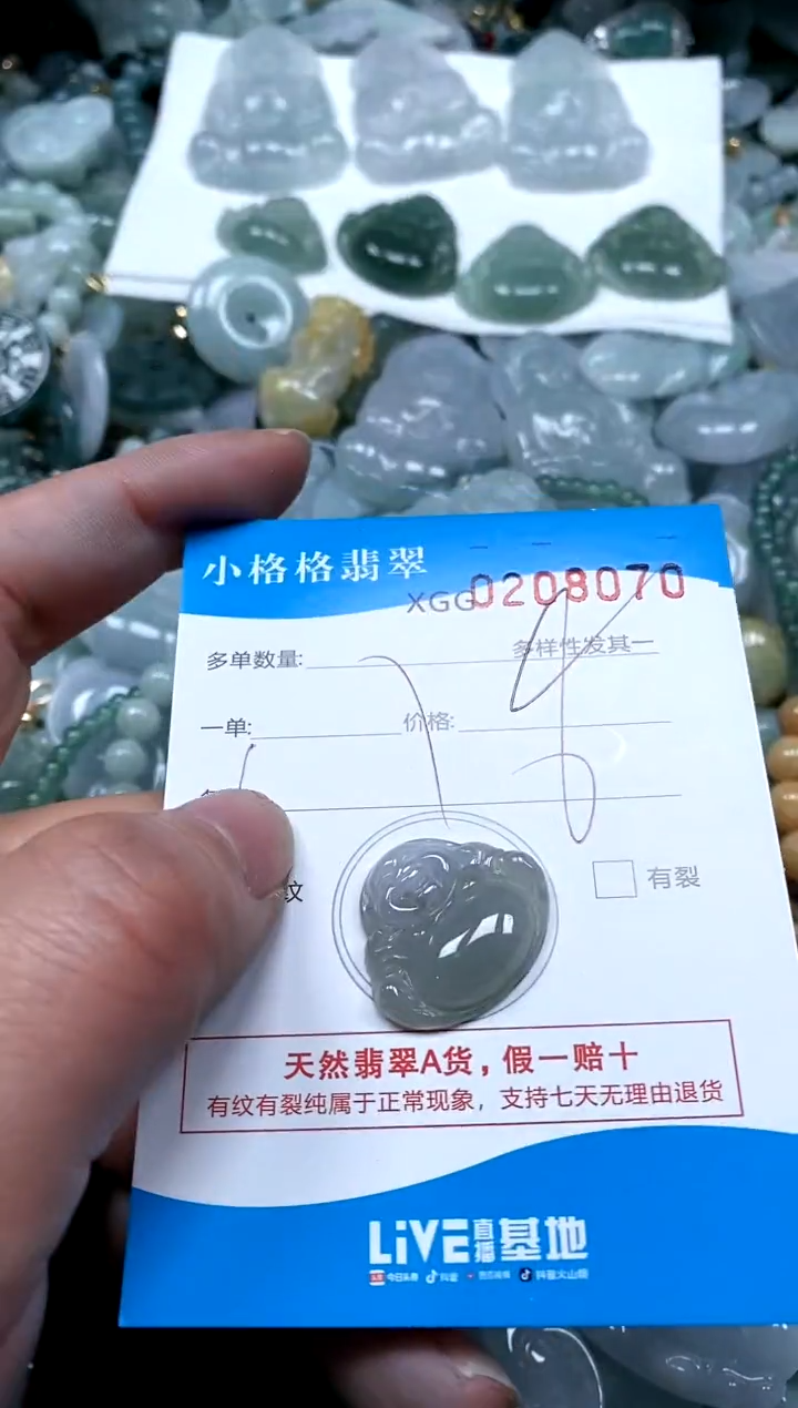 【闪购商品】翡翠颈饰未镶嵌闪购商品0208070