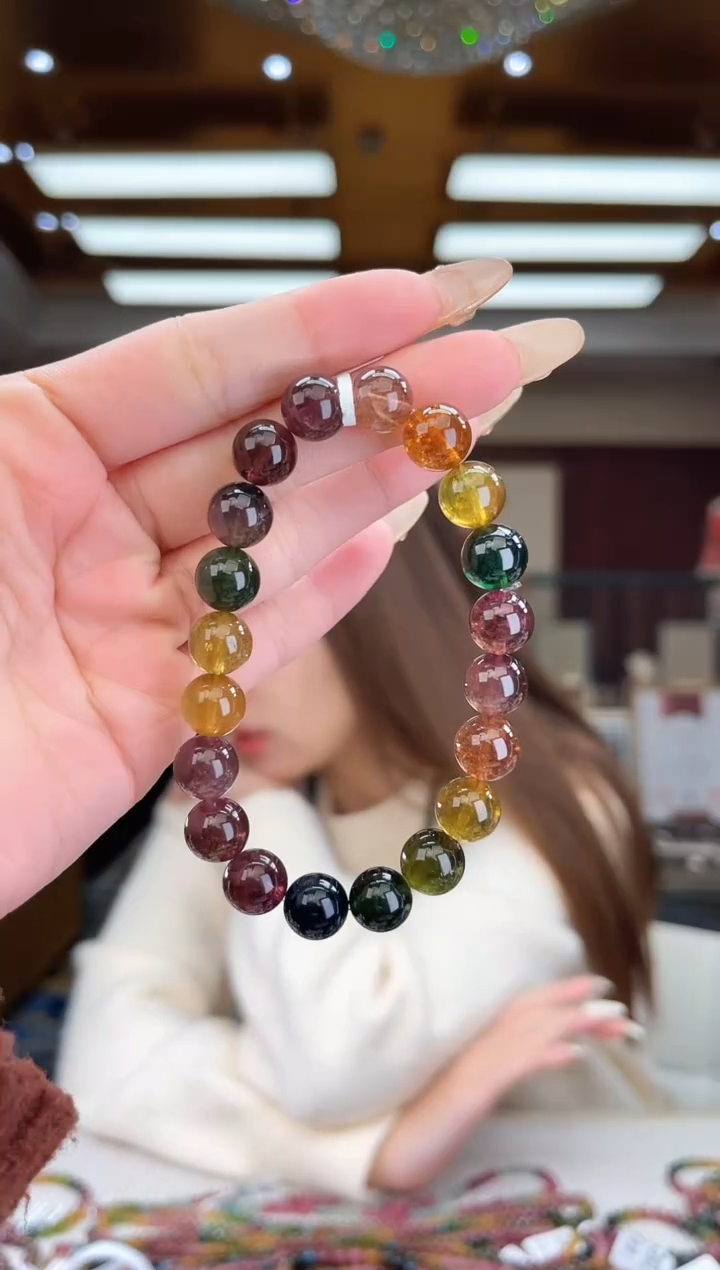 【闪购商品】碧玺/未镶嵌10mm+碧玺单圈47多样性发货