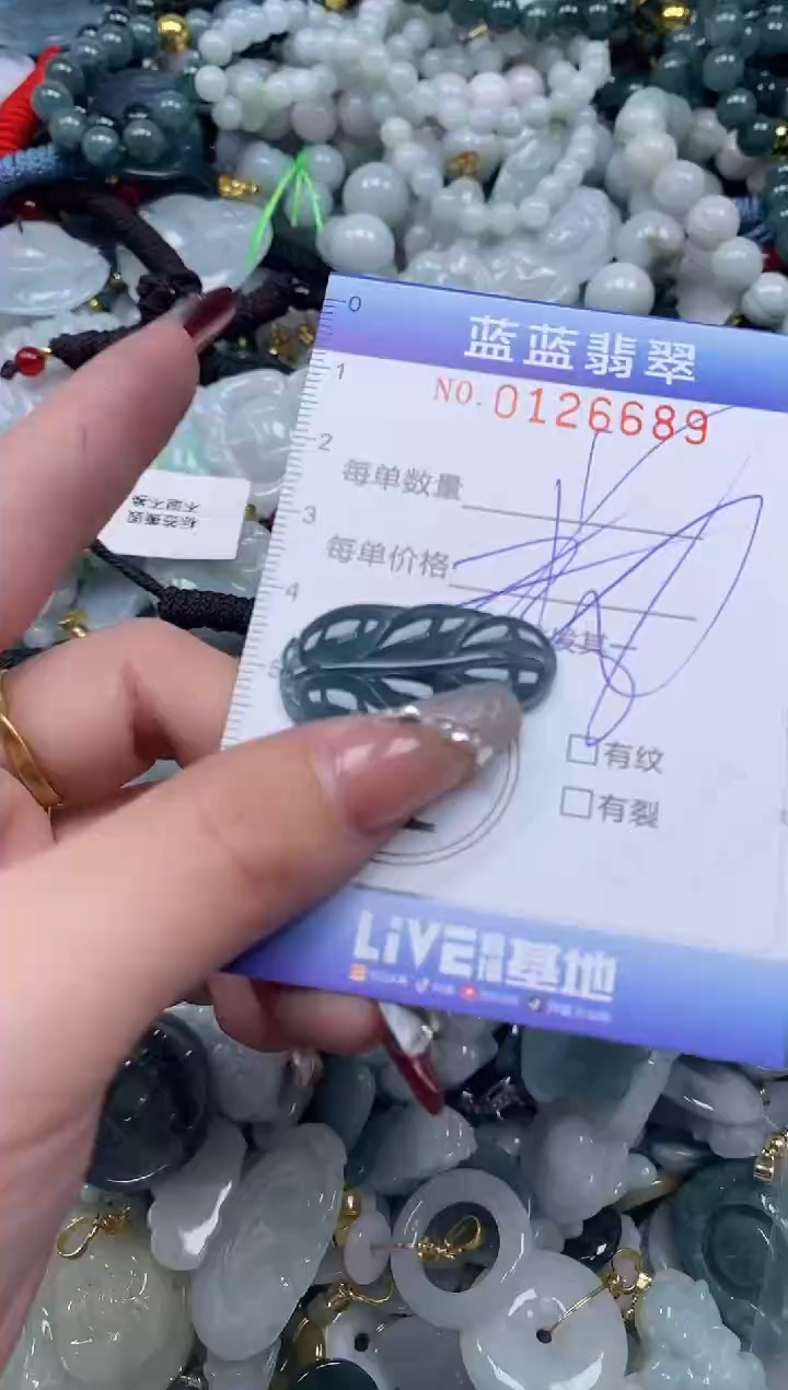 【闪购商品】翡翠颈饰未镶嵌闪购0126689多样性发其一