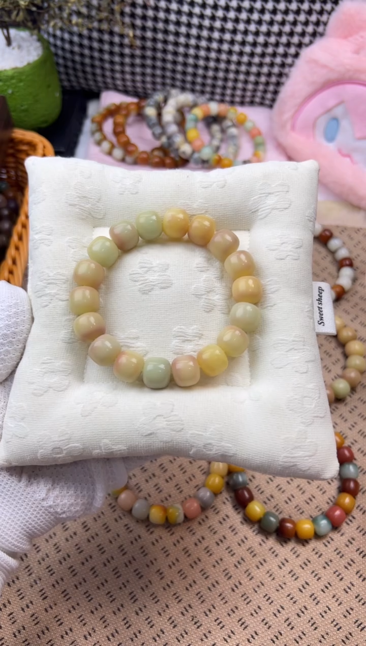 手串菩提根/象牙果卡14干磨桶珠玉玲珑