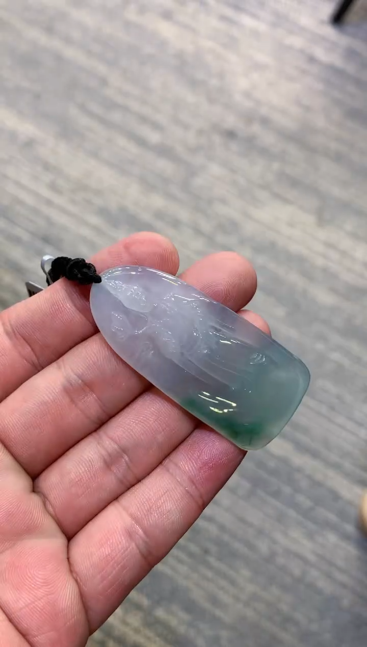 颈饰未镶嵌翡翠天然A货翡翠