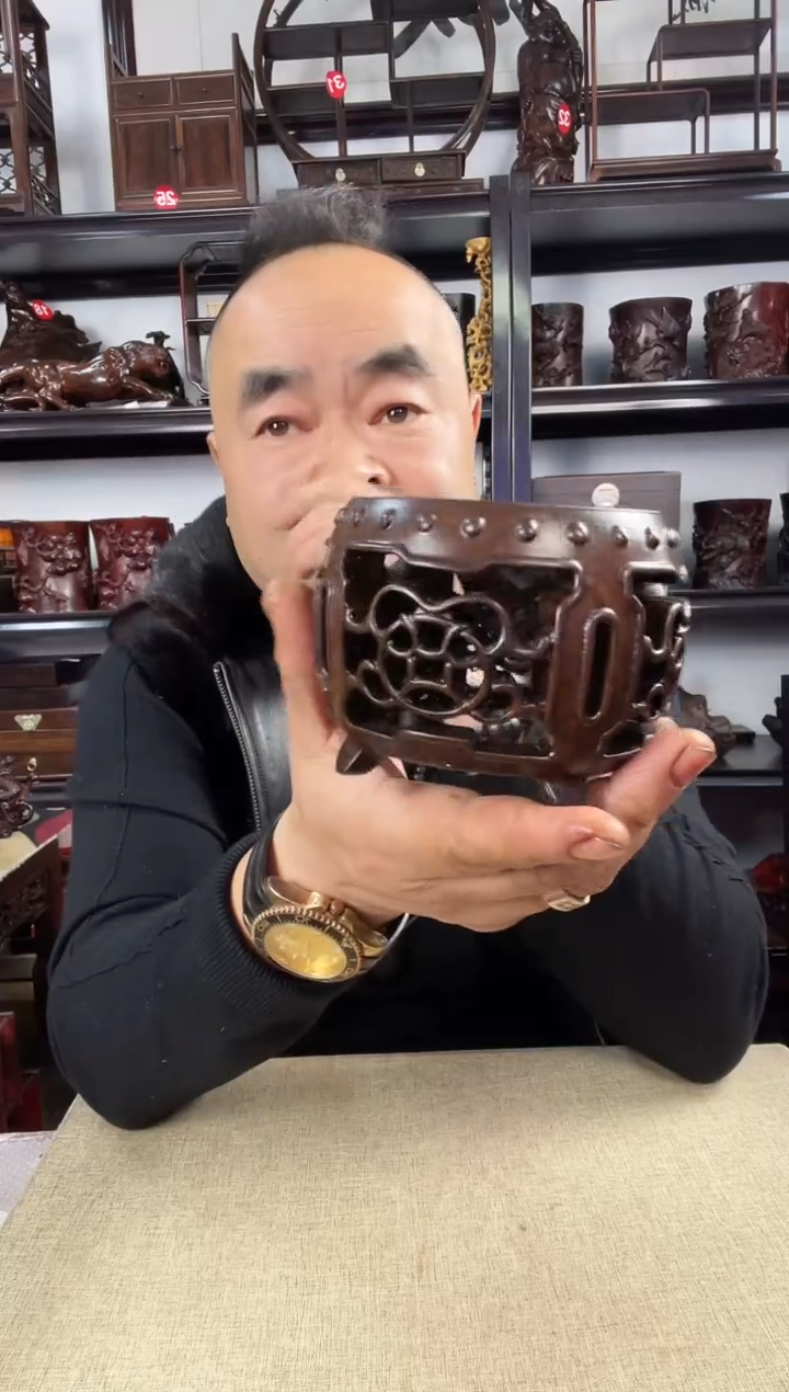 木老李红木工艺品新鼓