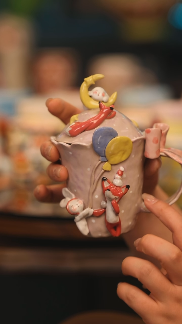 【闪购商品】摆件景德镇釉下彩绘设计师款式陶瓷