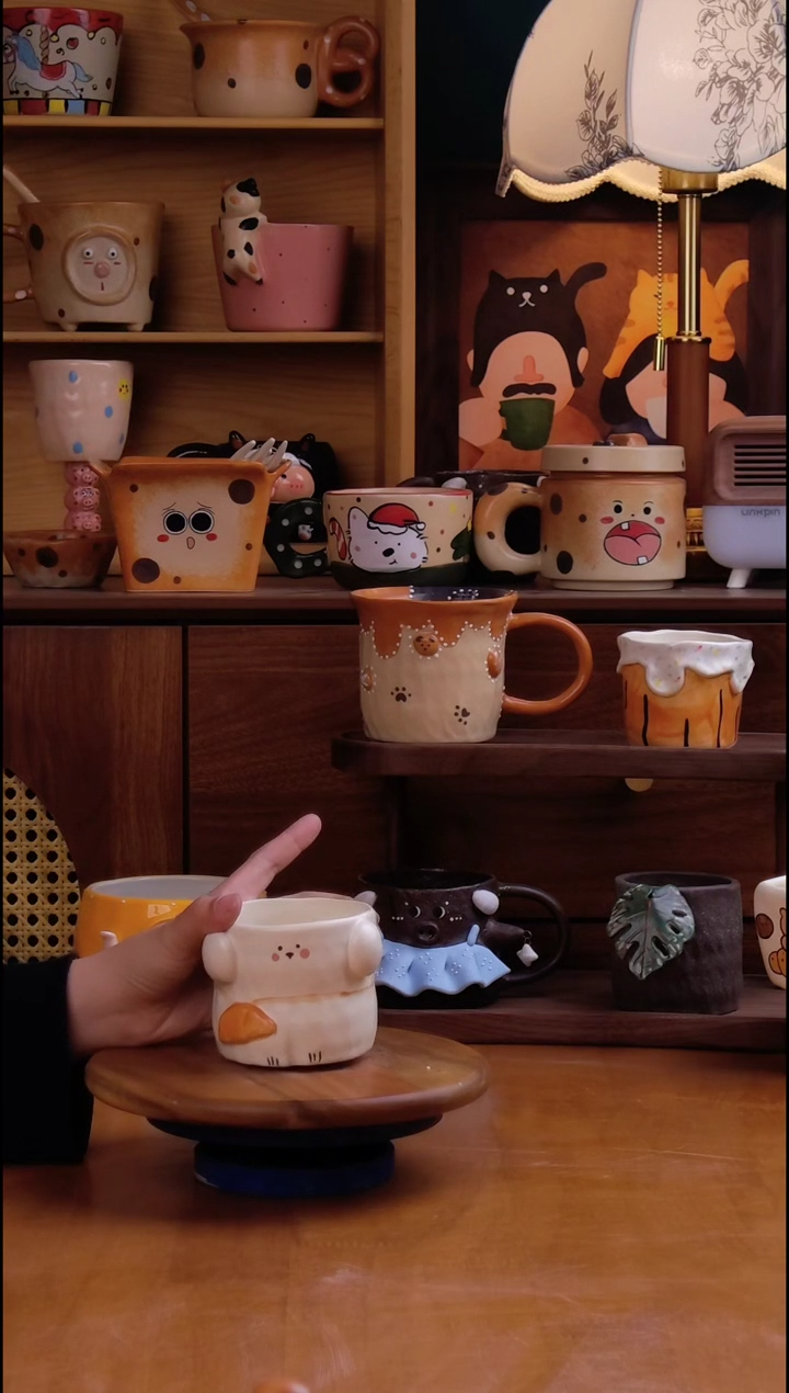 摆件陶景德镇原创手工陶瓷