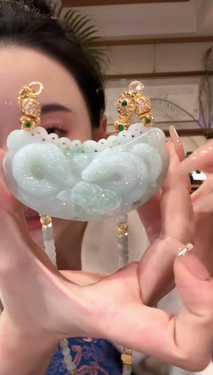 【闪购商品】翡翠颈饰未镶嵌国风