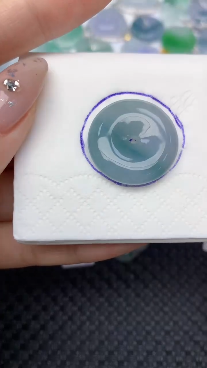 颈饰未镶嵌翡翠天然缅甸翡翠a货百元以上9元证书费自理