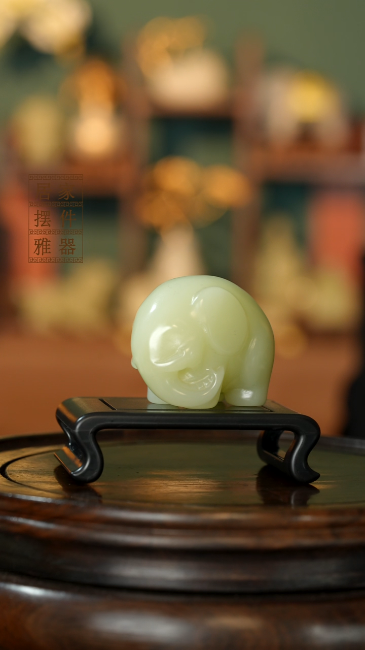 玉《吉祥小象》摆件
