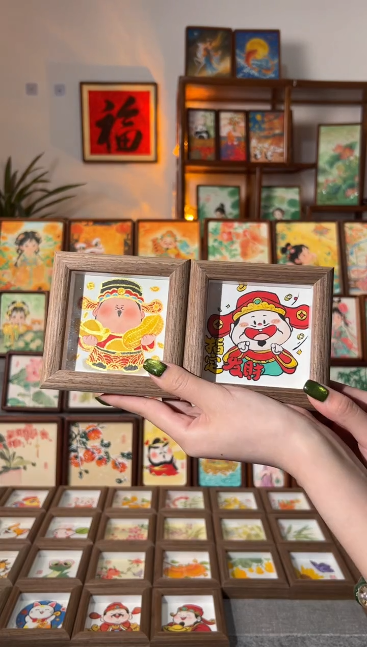 【闪购商品】国画花發 指定發 一组11