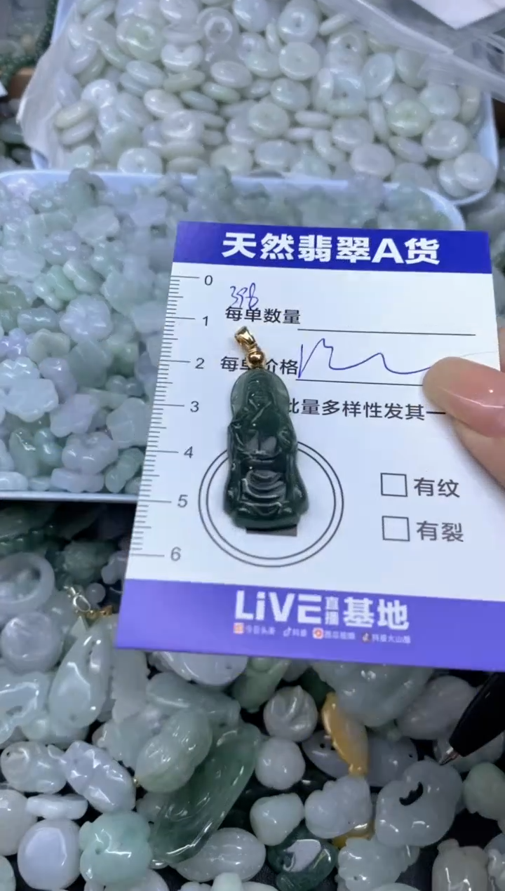 颈饰未镶嵌翡翠天然翡翠A货批量多样性发一件