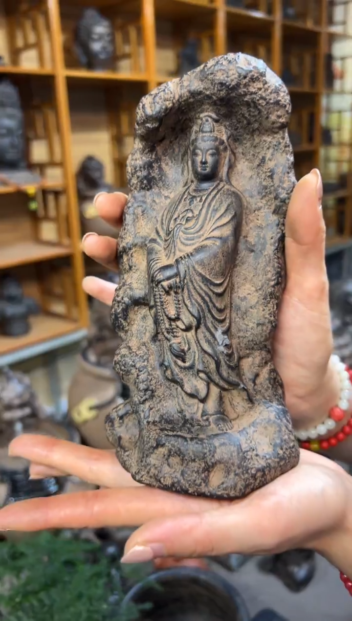 陶土【火山泥】普慈观音