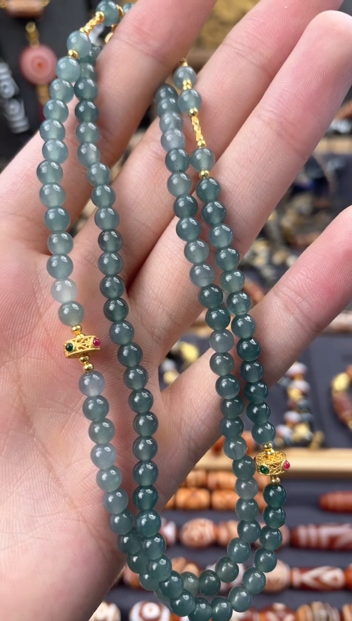 【闪购商品】翡翠颈饰未镶嵌锁骨链