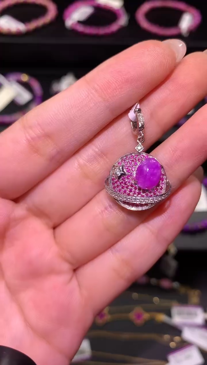 【闪购商品】苏纪石（舒俱来）.18K金镶嵌舒俱来吊坠