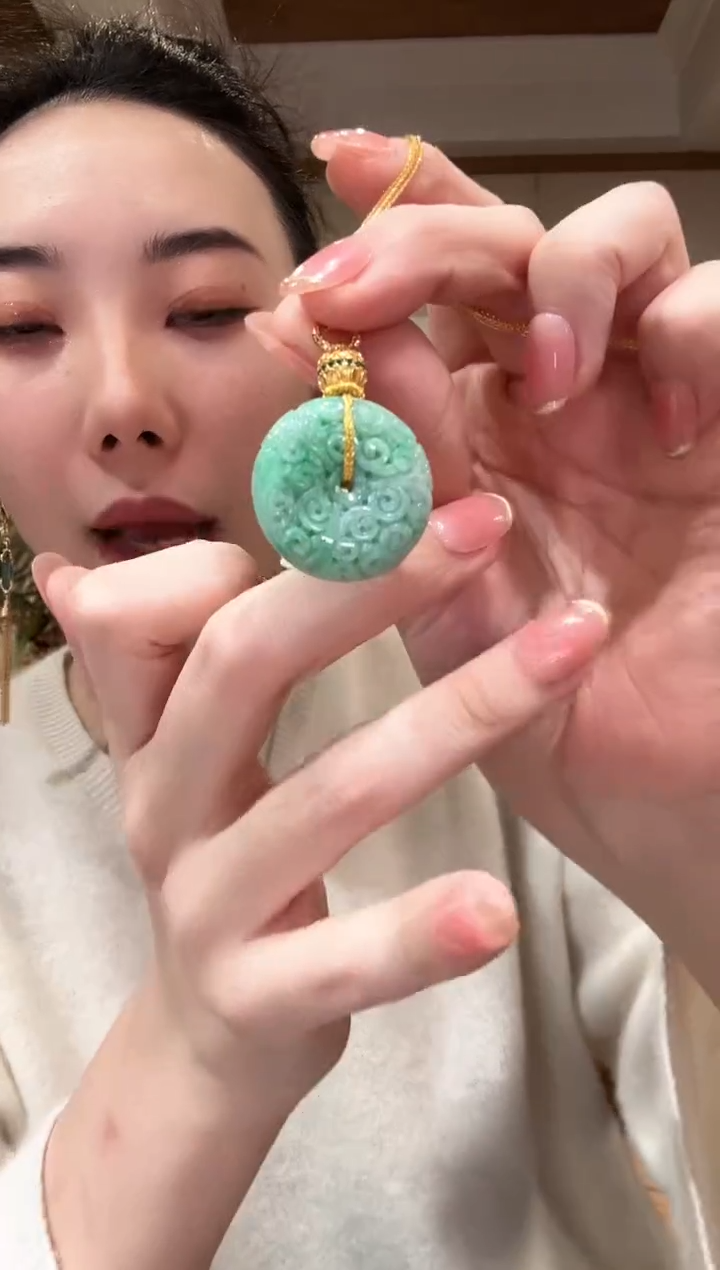 【闪购商品】翡翠颈饰未镶嵌国风