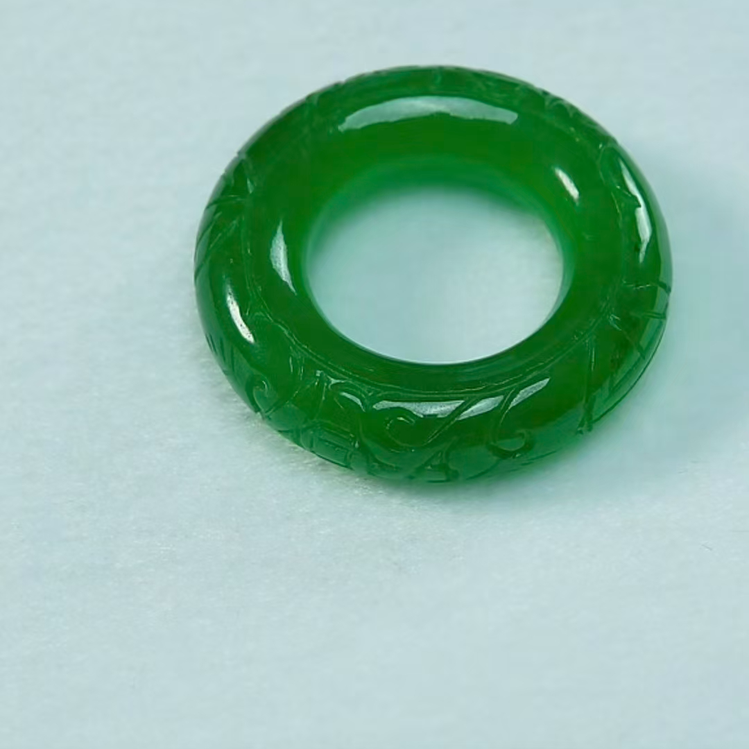 《清代》翡翠  楚韵汉风收藏馆  翡环