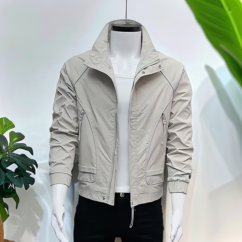 男士潮流外套工装男春秋季夹克爆款成熟痞帅男士休闲夹克外套百搭