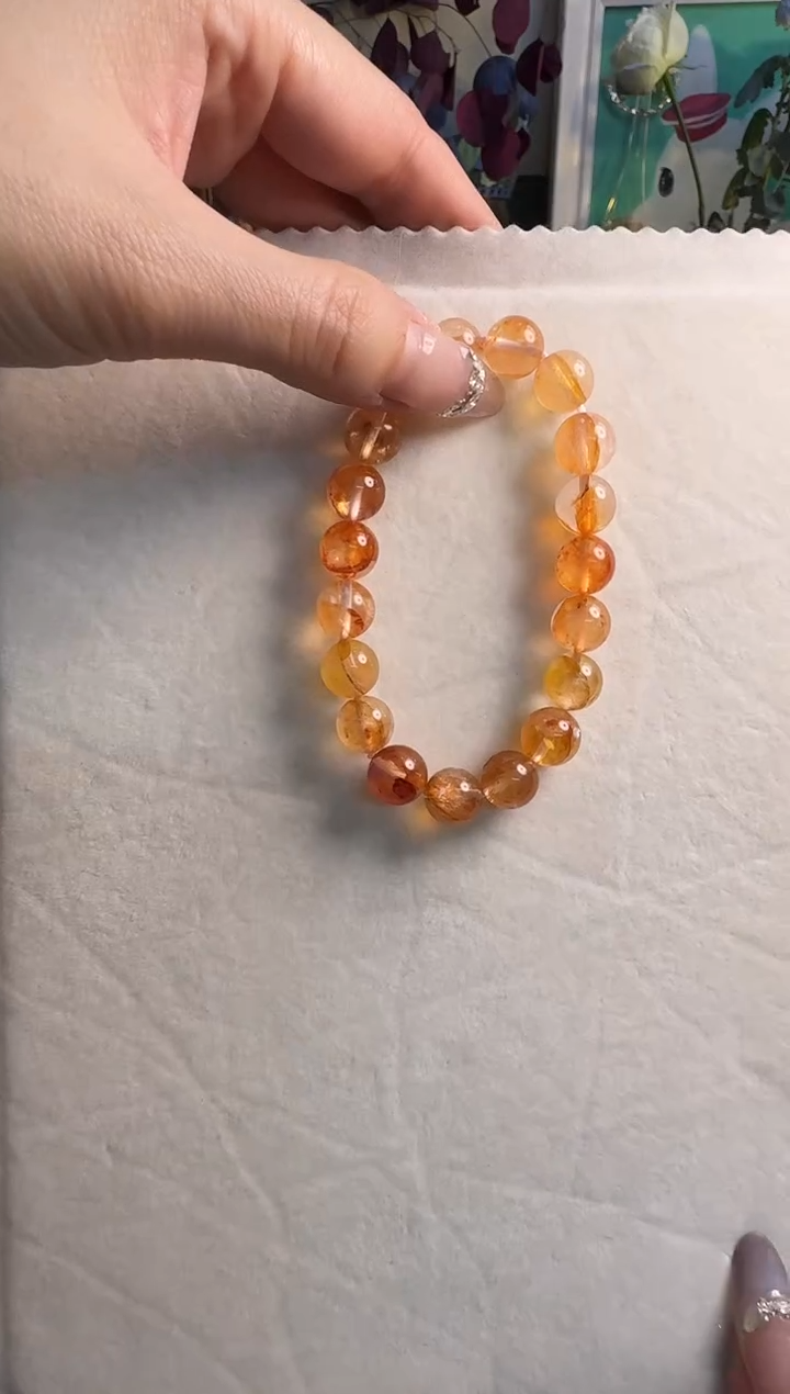 【闪购商品】水晶手串未镶嵌胶花手串