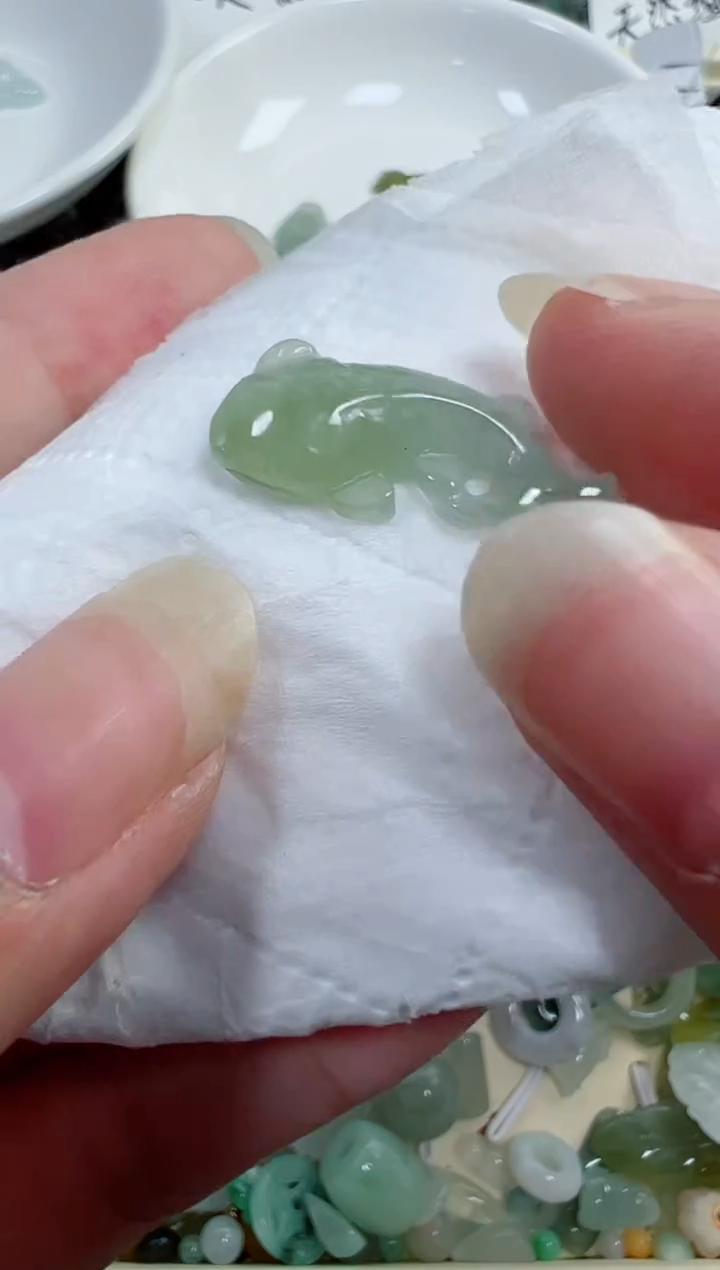 翡翠裸石178号链接，A货翡翠