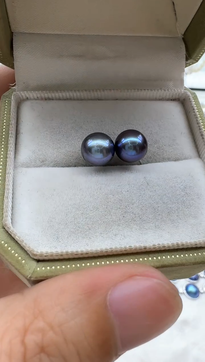 【闪购商品】海水珍珠耳饰银S925镶嵌非基地发货不带证书