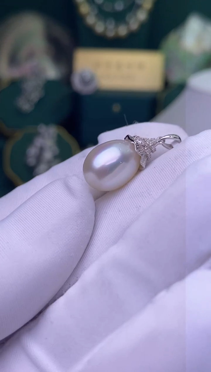 【闪购商品】海水珍珠颈饰银S925镶嵌10-11