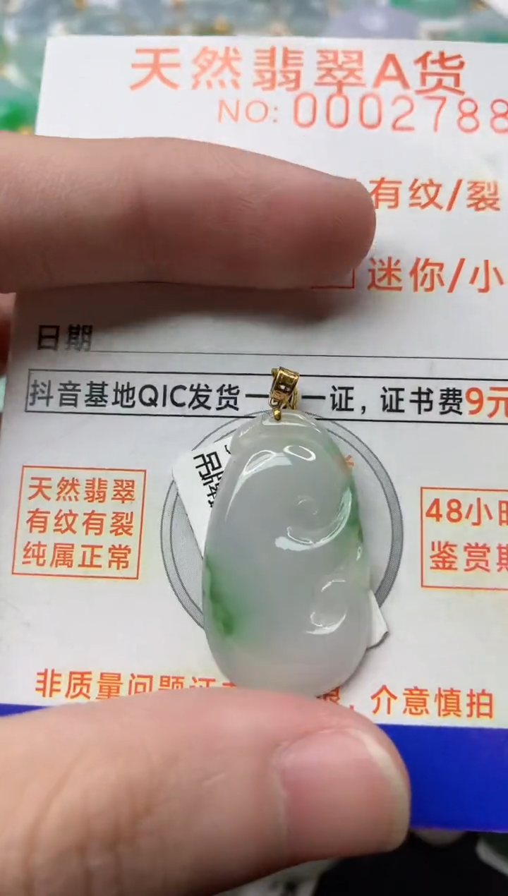 【闪购商品】翡翠颈饰18K金镶嵌1...........
