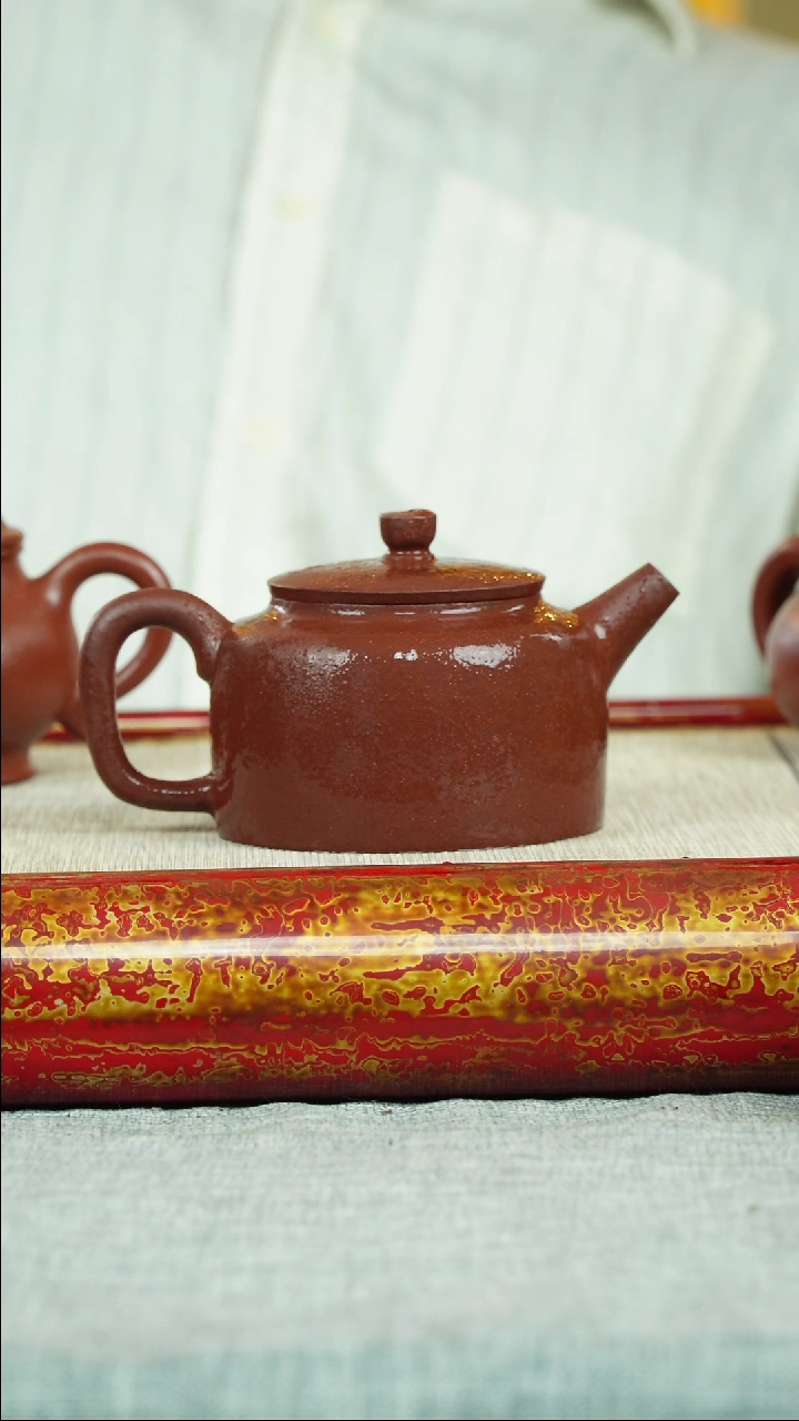 【闪购商品】紫砂茶壶福钟 紫泥 迟锐监制