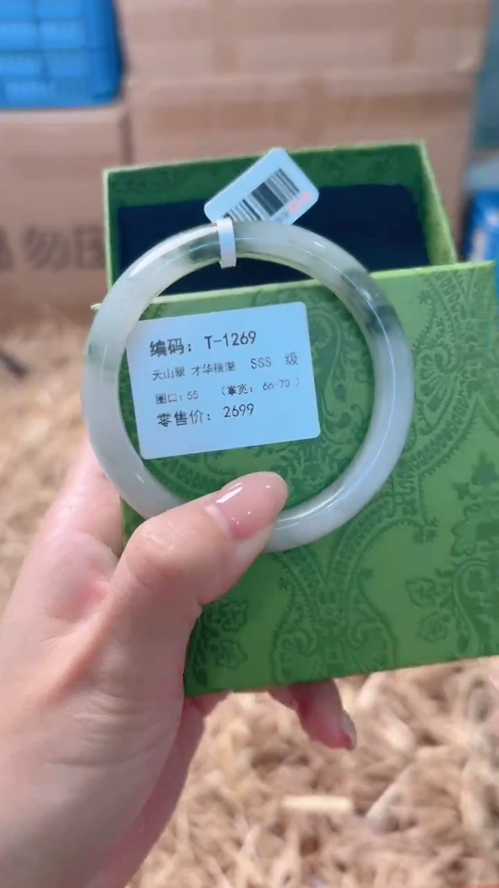 未镶嵌手镯石英质玉T-1269