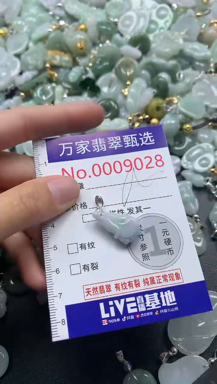 吊坠(不含链)未镶嵌翡翠9028