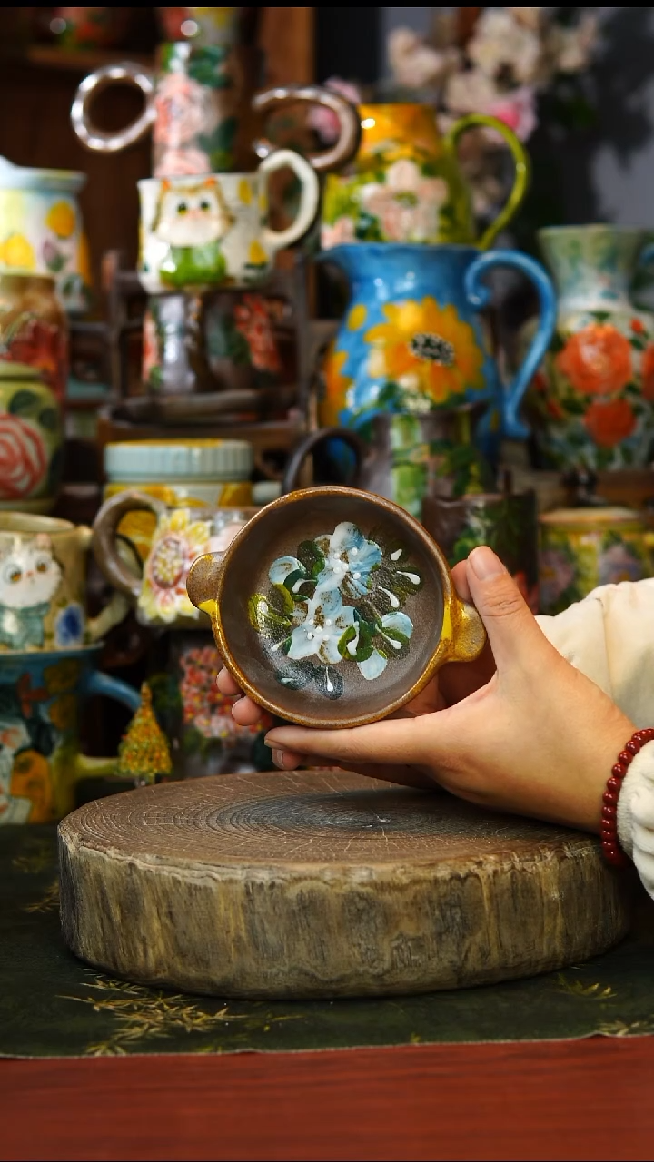 陶瓷13景德镇手工手绘釉下彩