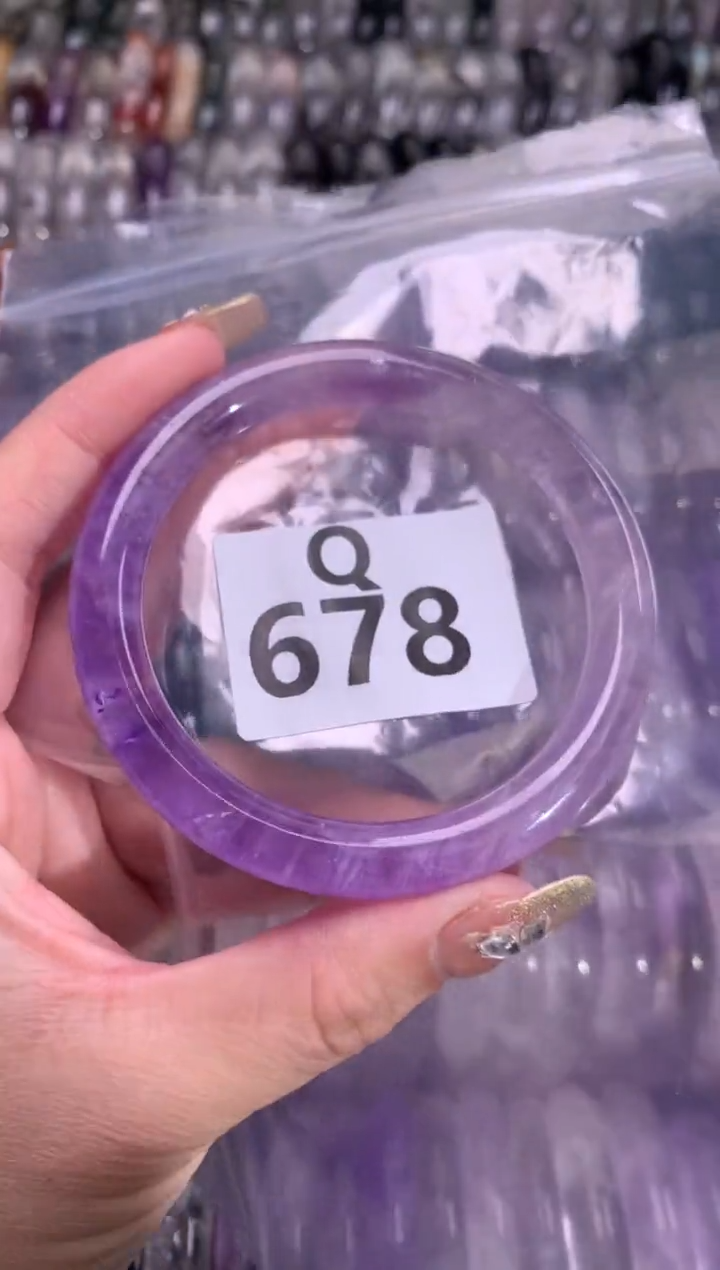 【闪购商品】水晶水晶手镯未镶嵌678-59