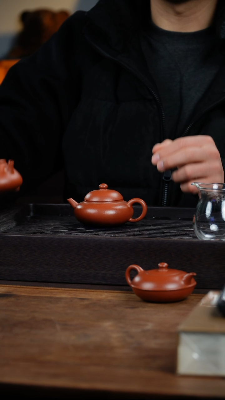 【闪购商品】紫砂茶壶120cc  直流合欢2